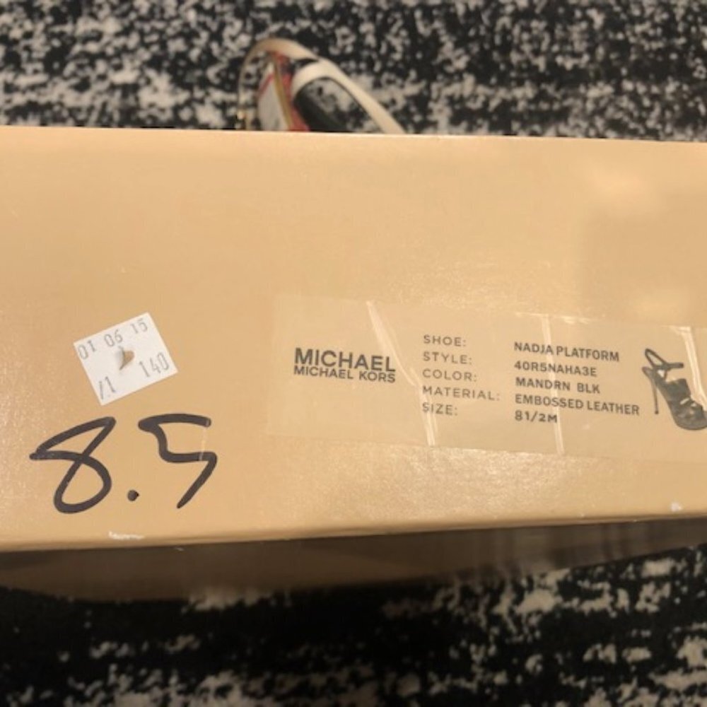 NWB Michael Kors Nadja Platform Sandals - Picture 5 of 5